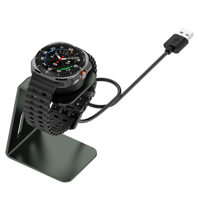 Skrivebordslader Samsung Galaxy Watch Ultra 47mm / Galaxy Watch7 44mm / 40mm Metal Watch Charging Dock Stand med chipbeskyttelse