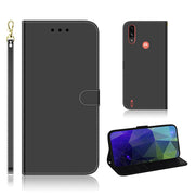 Mirror Motorola Moto E7 Power flip-etui - Svart
