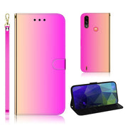 Mirror Motorola Moto E7 Power flip-etui - Rose