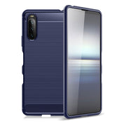 Carbon Flex Sony Xperia 10 III deksel - Blå