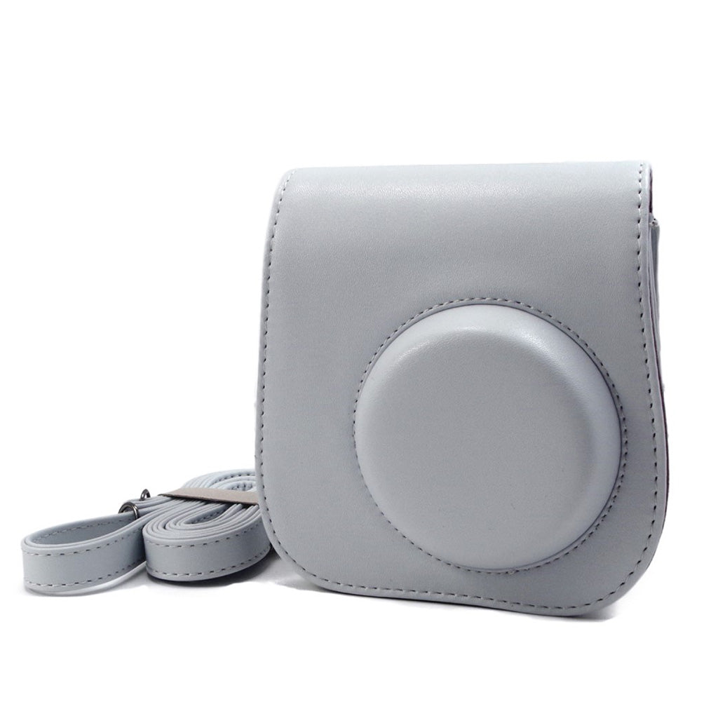 Fujifilm Instax Mini 9 / 8 skinnveske - Grå
