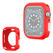 Apple Watch Series 3/2/1 38 mm silikonramme i godterifarge - Rød / Hvit