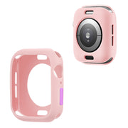 Apple Watch Series 6 / 5 44mm godterifarget silikonramme - Rosa / Lilla