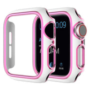 Apple Watch Series 6 / 5 44mm fargepyntedeksel - Hvit / Rosa