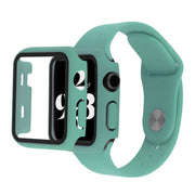 Apple Watch Series 6 / 5 40 mm deksel med herdet glass + klokkebånd - Grønn