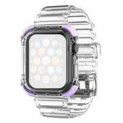 Apple Watch Series 6 / 5 40 mm klokkebånd med klar fargekant - Lilla