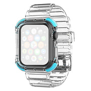 Apple Watch Series 6 / 5 40 mm klokkebånd med klar fargekant - Blå