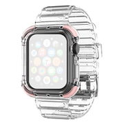 Apple Watch Series 6 / 5 40 mm klokkebånd med klar fargekant - Rosa