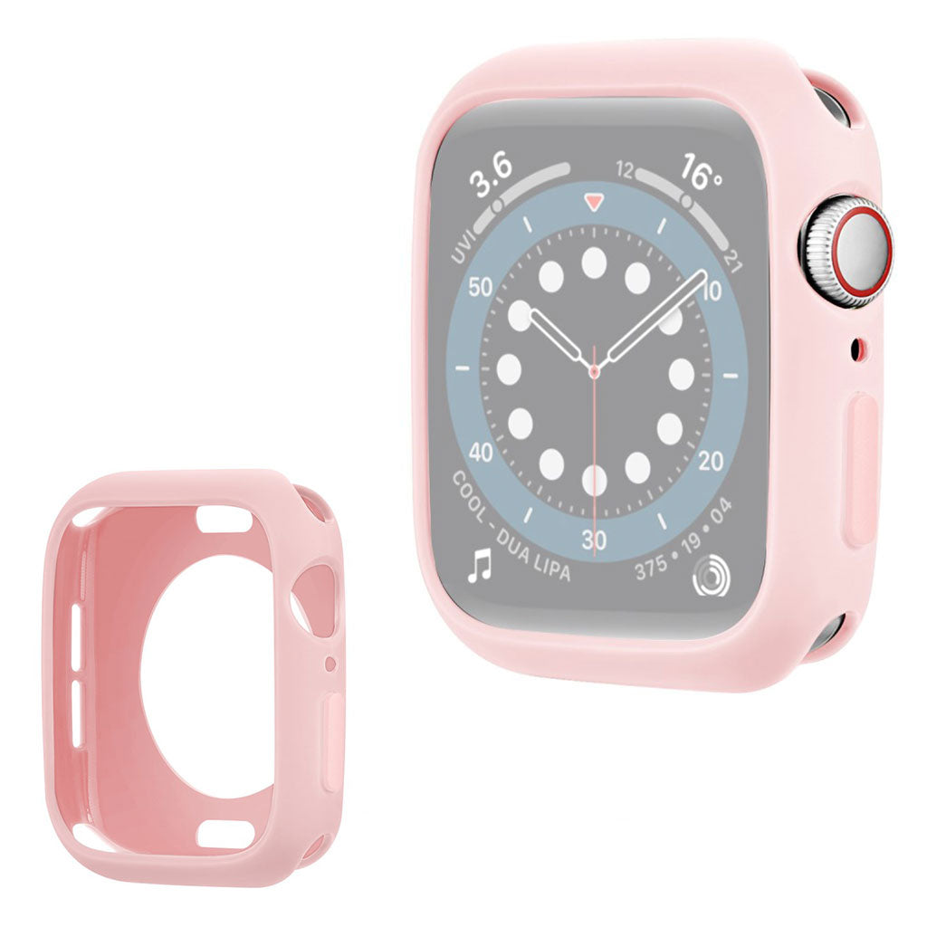 Apple Watch Serie 6 / 5 40 mm godterifarget silikonramme - Helt Rosa