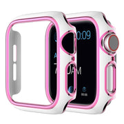 Apple Watch Series 6 / 5 40 mm fargepyntedeksel - Hvit / Rosa