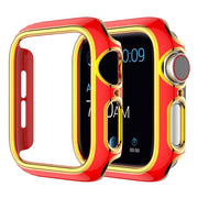 Apple Watch Series 6 / 5 40 mm fargepyntedeksel - Rød / Gull