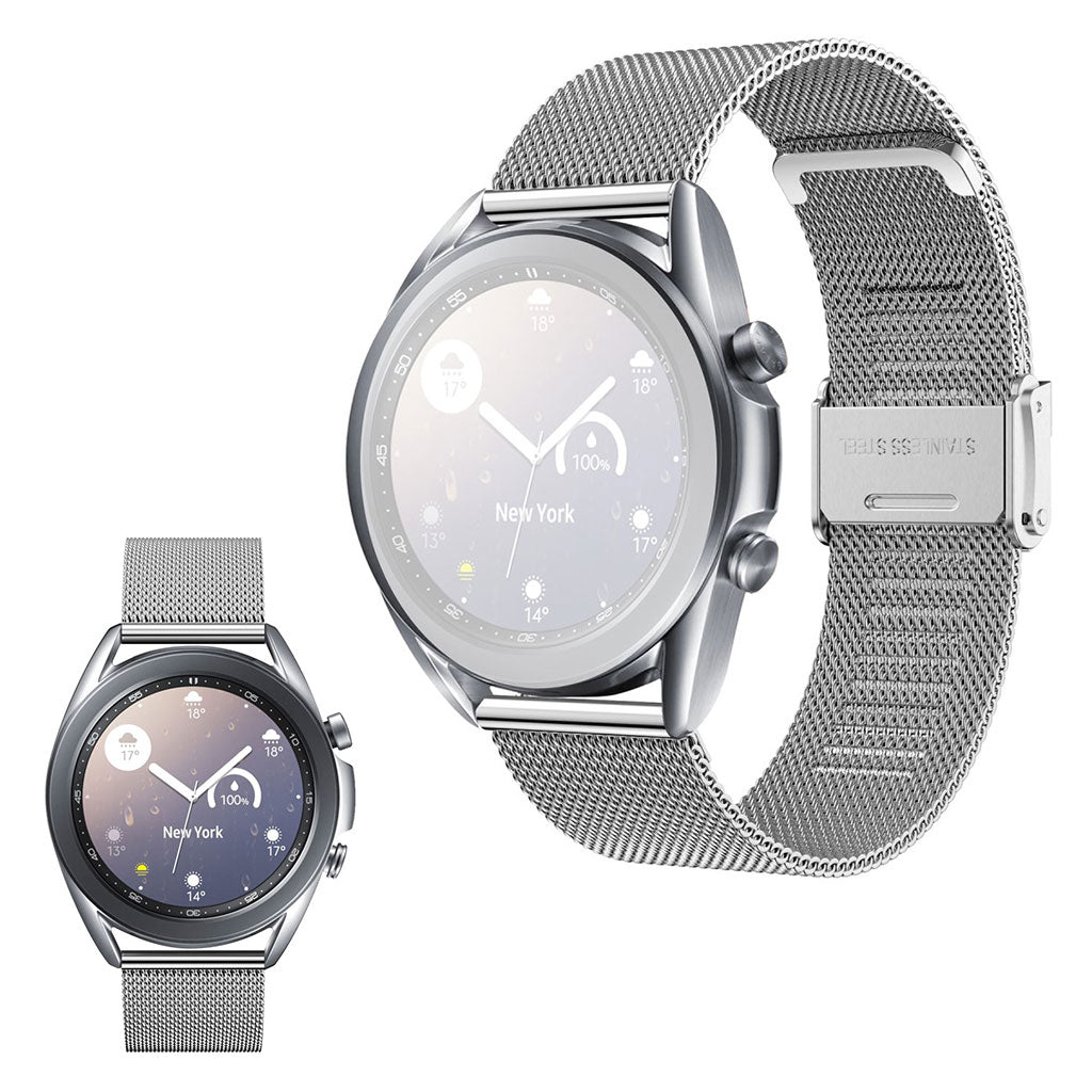 Samsung Galaxy Watch 3 (41 mm) urrem i rustfritt stål - Sølv
