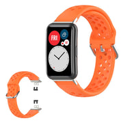 Huawei Watch Fit hulletset silikonarmbånd - Oransje