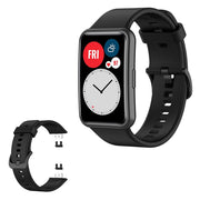 Huawei Watch Fit silikonarmbånd - Svart