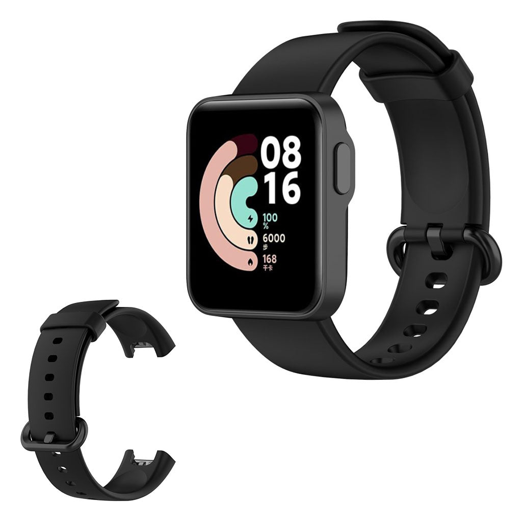 Xiaomi Mi Watch Lite enkel silikonklokkebånd - Svart