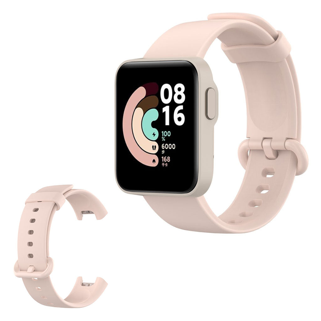 Xiaomi Mi Watch Lite enkel silikonklokkebånd - Rosa