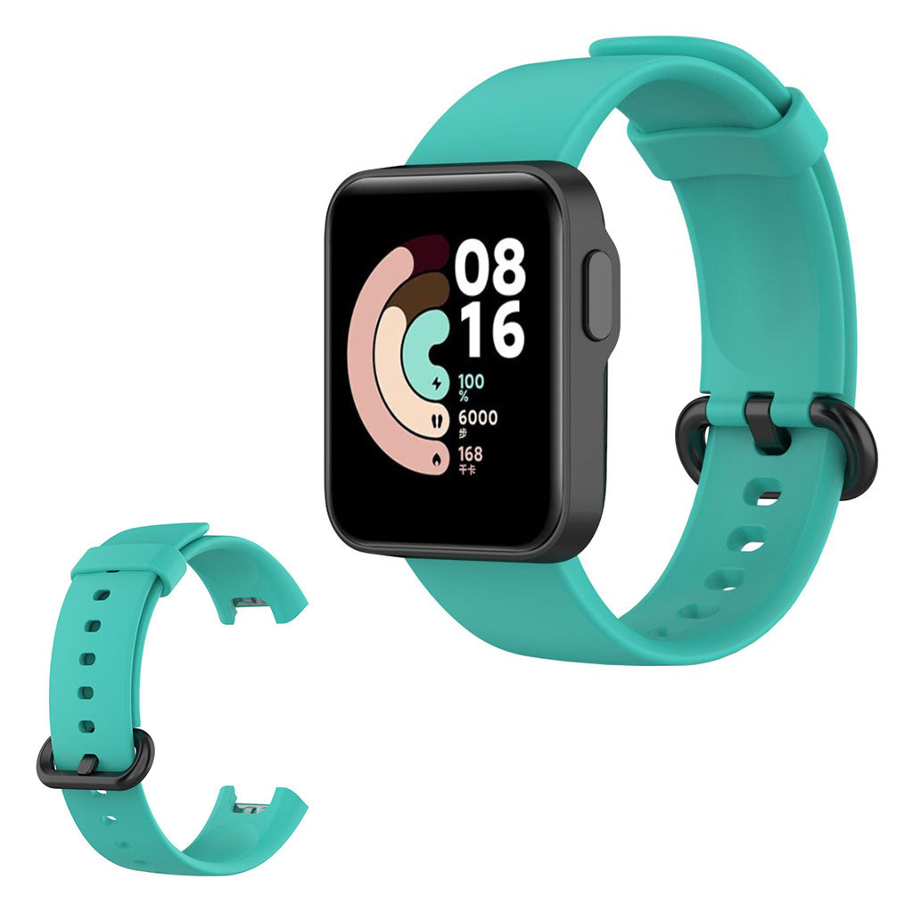 Xiaomi Mi Watch Lite enkel silikonklokkebånd - Cyan