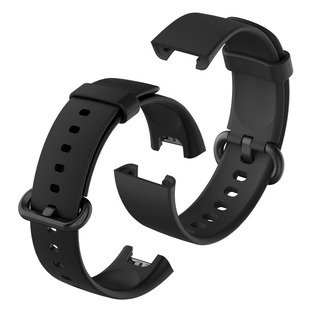 Xiaomi Mi Watch Lite / Redmi Watch slitesterk silikonklokkebånd - Svart