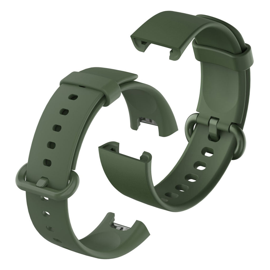 Xiaomi Mi Watch Lite / Redmi Watch slitesterk silikonklokkebånd - Mørkegrønn