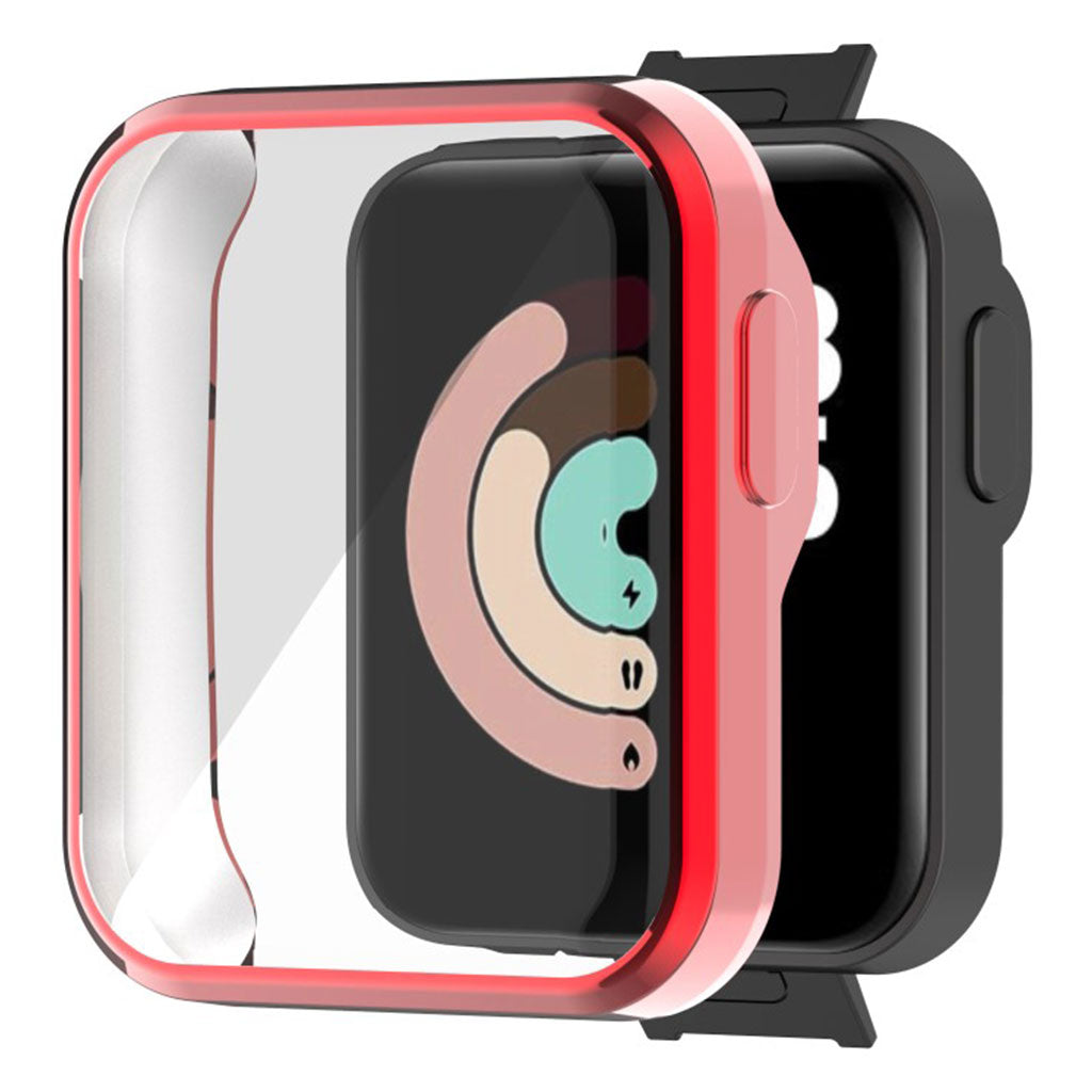 Xiaomi Mi Watch Lite / Redmi Watch skinnende deksel - Rød