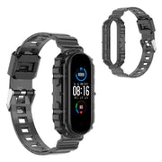 Xiaomi Mi Band 6 / 5 klokkebånd i klar stil - Svart