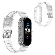 Xiaomi Mi Band 6 / 5 klokkebånd i klar stil - Gjennomsiktig