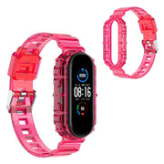 Xiaomi Mi Band 6 / 5 klokkebånd i klar stil - Rose