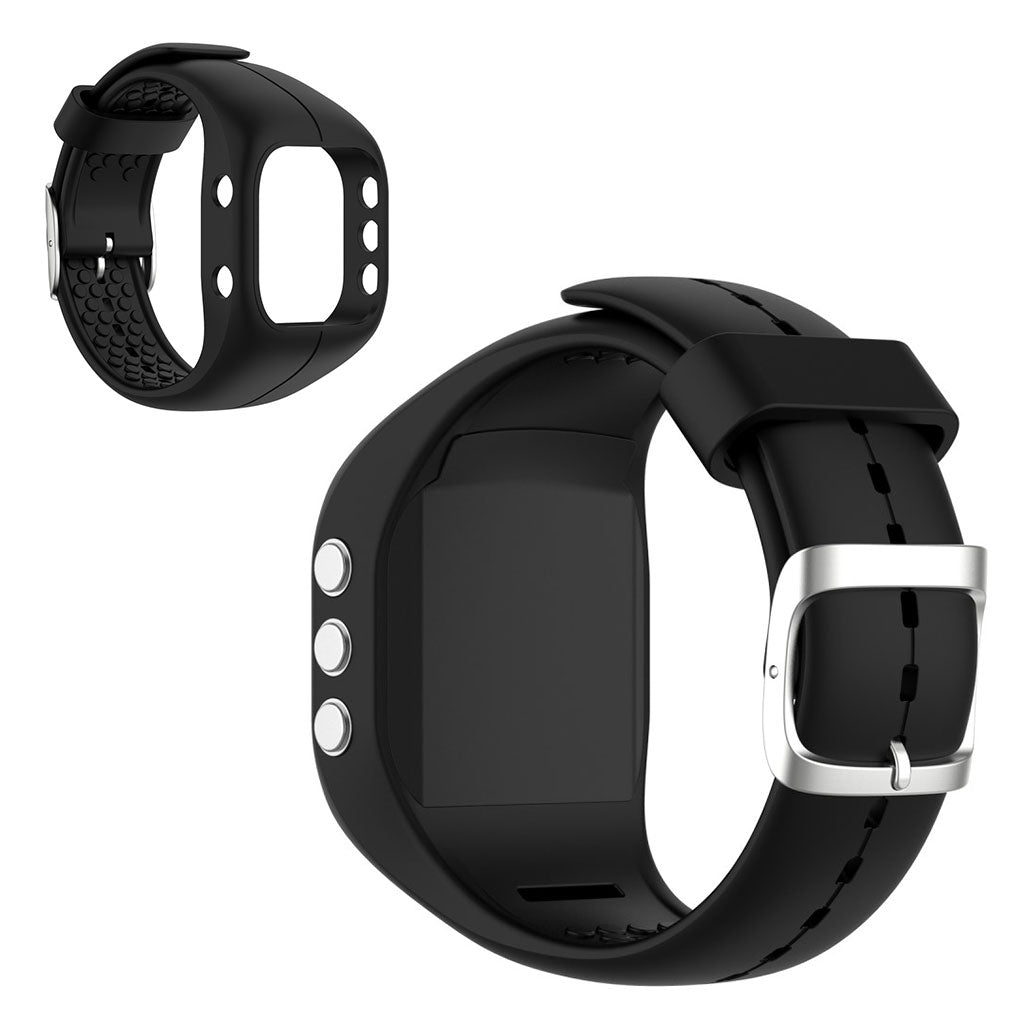 Polar A300 silikonarmbånd - Svart