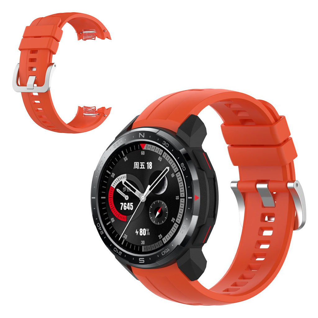 Honor Watch GS Pro silikonarmbånd - Oransje