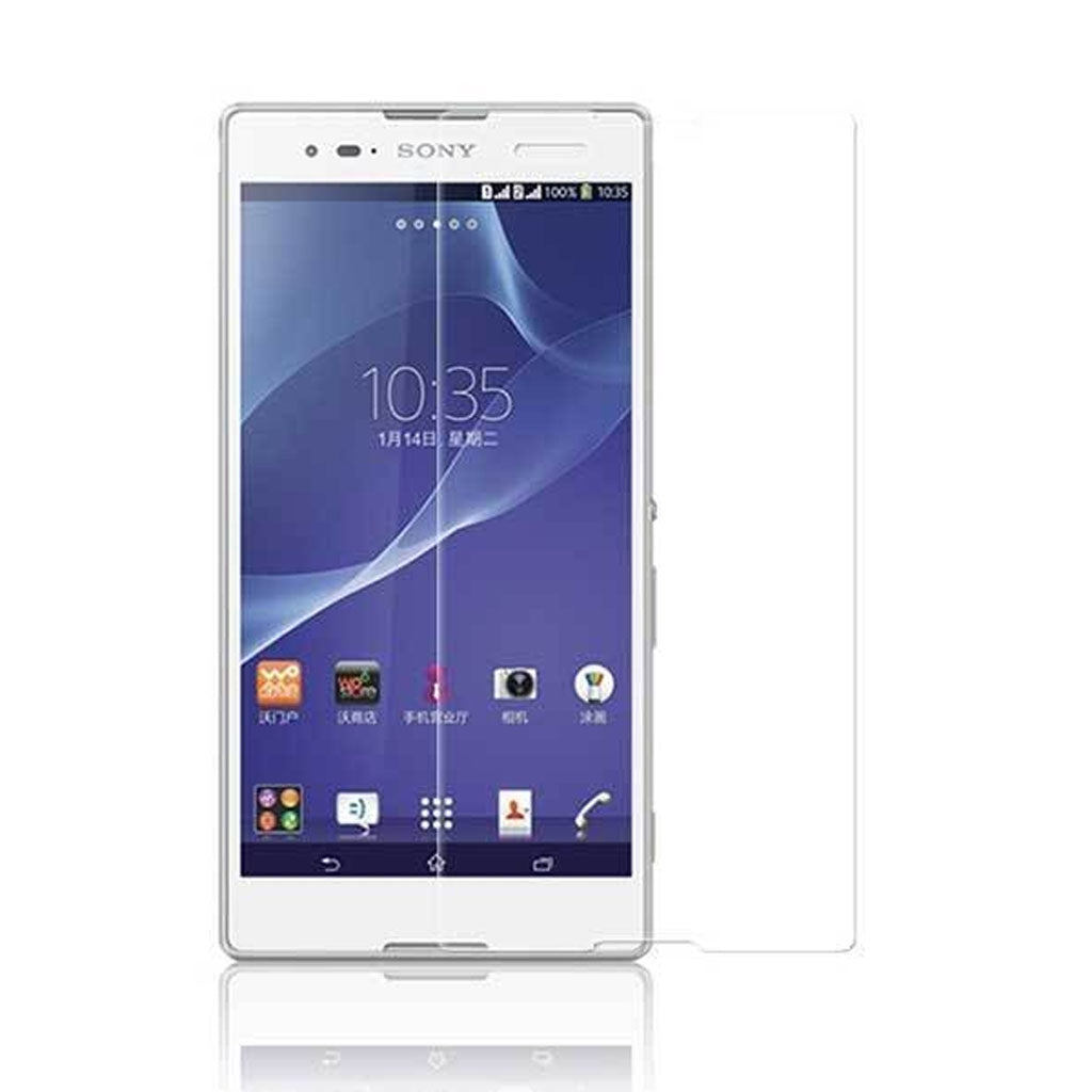 Sony Xperia T3 Skjerm Deksel In Herdet Glass