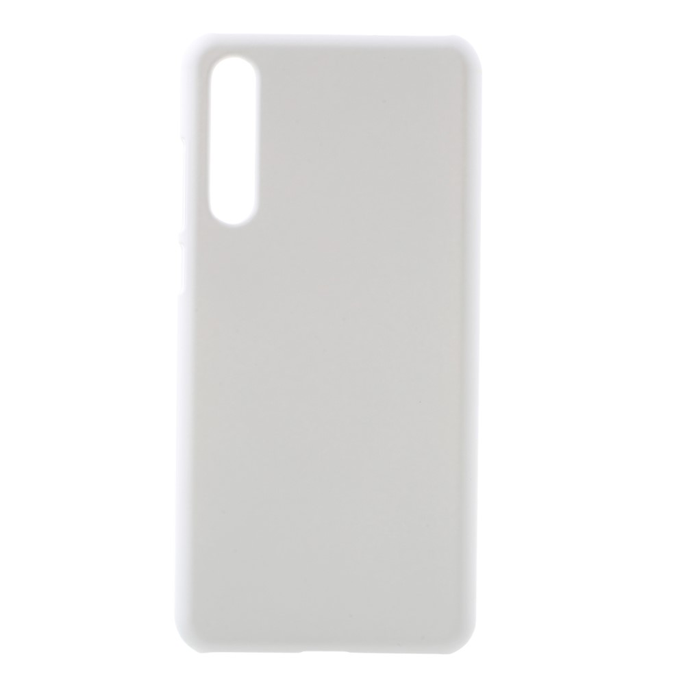 Rubberized PC Hard Case for Huawei P20 Pro - White