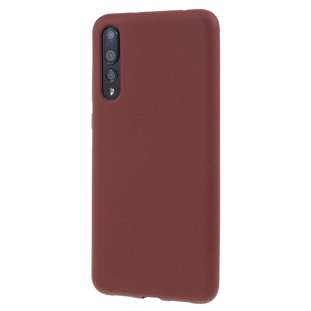 For Huawei P20 Pro Double-sided Matte TPU Phone Casing - Wine Red