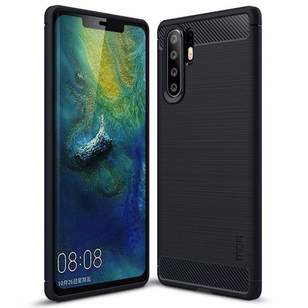 MoFi Carbon Huawei P30 Pro deksel - Mørkeblå