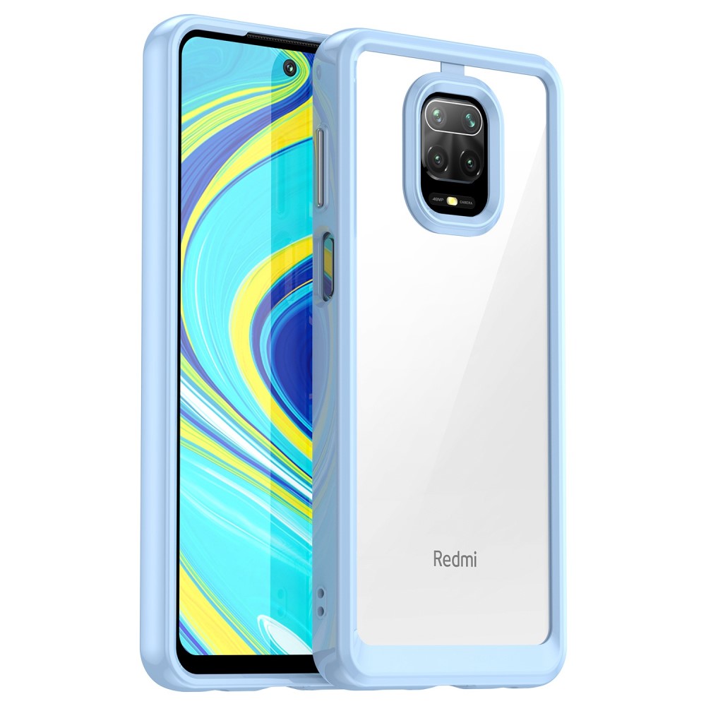 Xiaomi Redmi Note 9 Pro / Xiaomi Redmi Note 9 Pro Max / Xiaomi Redmi Note 9S / Xiaomi Mi 10 Lite 5G / Xiaomi Poco M2 Pro smart akryldeksel - Babyblå