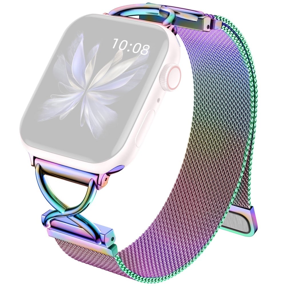 Apple Watch Series 9 8 7 41mm / 6 5 4 SE SE (2022) SE (2023) 40mm / 1 2 3 38mm Metal Strap Wrist Band - Multi-color