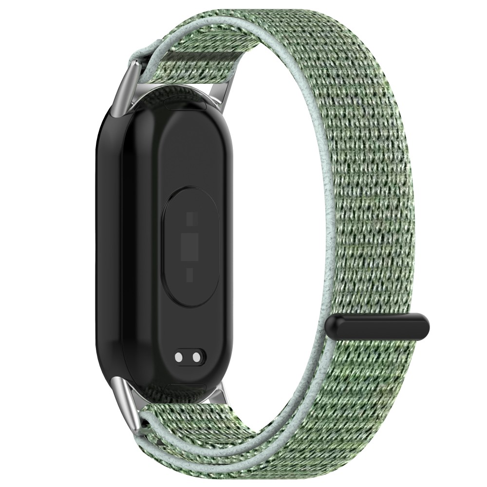 Xiaomi Mi Band 9 NFC / 9 / Smart Band 8 NFC / 8 Nylon Wrist Strap Bracelet Band with Magic Tape - Green