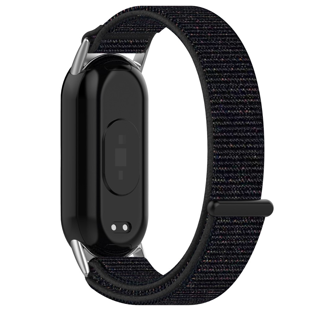 Xiaomi Mi Band 9 NFC / 9 / Smart Band 8 NFC / 8 Nylon Wrist Strap Bracelet Band with Magic Tape - Black