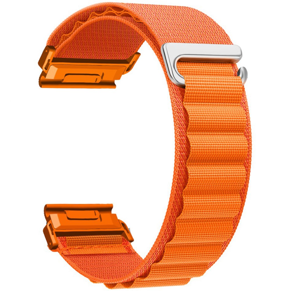 Garmin Fenix 7 / 7 Pro / 5 Watch Band 22mm Quick Release C Buckle Nylon Watch Strap - Orange