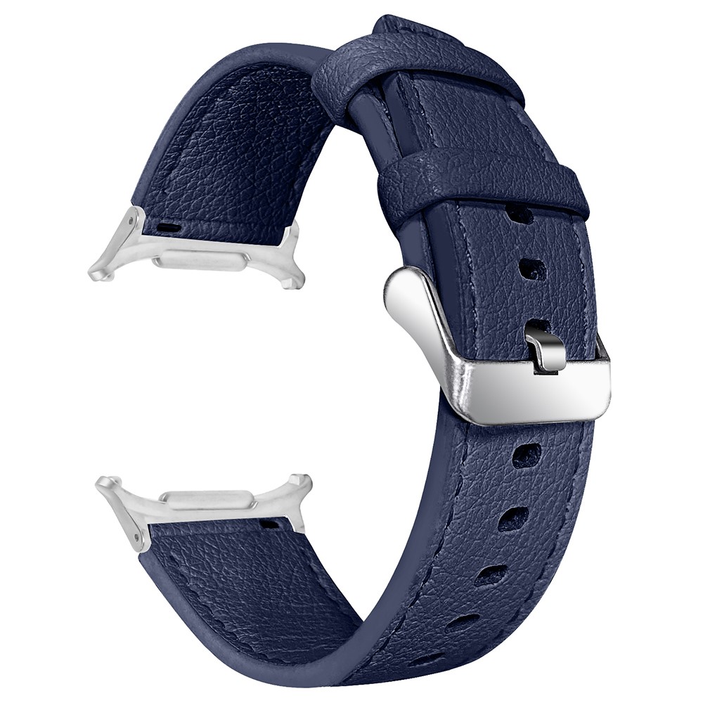 Samsung Galaxy Watch Ultra 47mm Wrist Strap Genuine Cow Leather Smartwatch Band - Midnight Blue