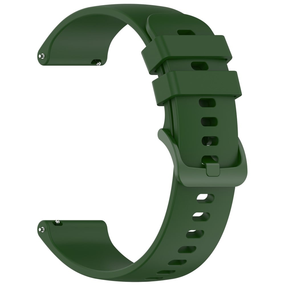 Garmin Forerunner 265 / Forerunner 255 Silicone Watch Band 22mm Quick Release Replacement Strap - Army Green