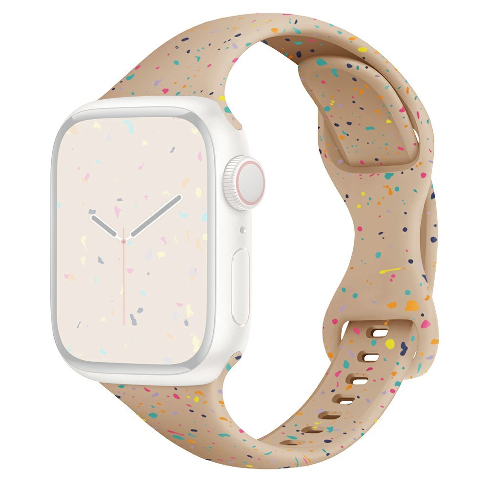 Rem Apple Watch Series 49mm - 45mm - 44mm - 42mm Silikonarmbånd - Melkete