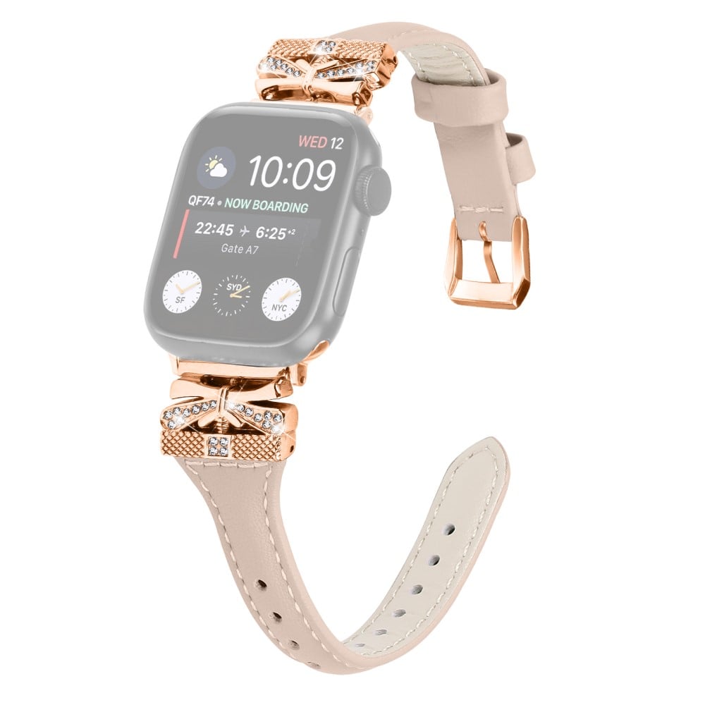 Rose Gold Buckle Watch Strap Apple Watch Series 9 / 8 / 7 / 41mm / 6 / 5 / 4 / SE / SE (2022) / SE (2023) 40mm / Series 3 2 1 38mm - Aprikos