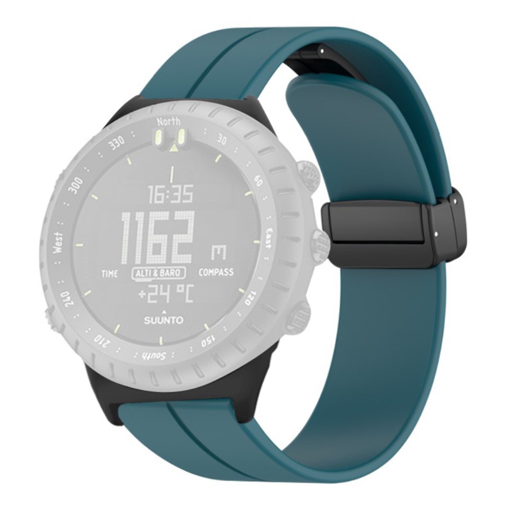 Suunto Core fleksible klokkeremmer med magnetisk spenne 22mm erstatningsrem - Rock Cyan