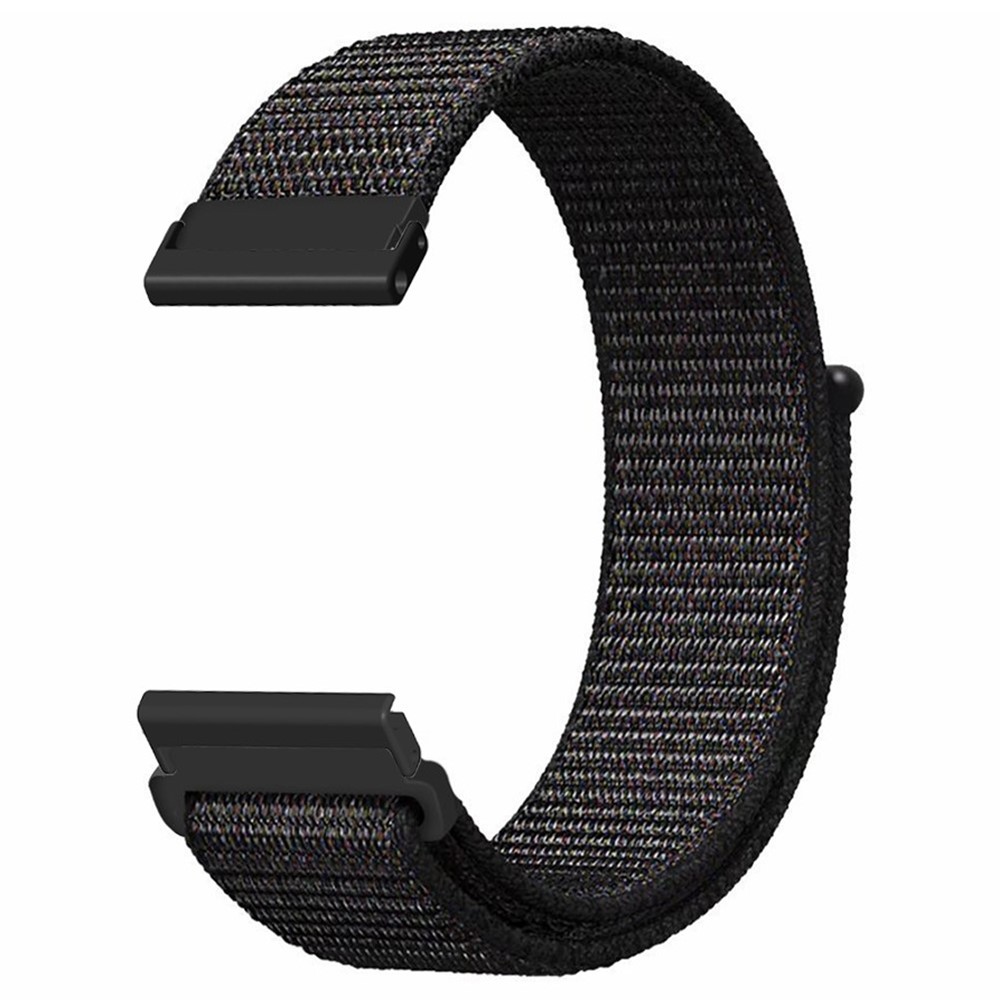 Suunto Spartan Sport Wrist HR Baro / Suunto 7 Strap 24mm Nylon Sport Loop Watch Armbånd - Svart