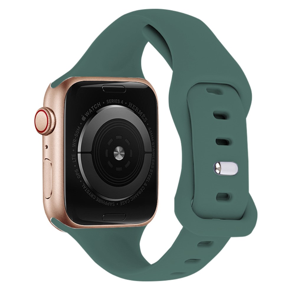 KALEBOL Apple Watch 49mm / 45mm / 44mm / 42mm slanke klokkeremmer, str: S / M - Grønn