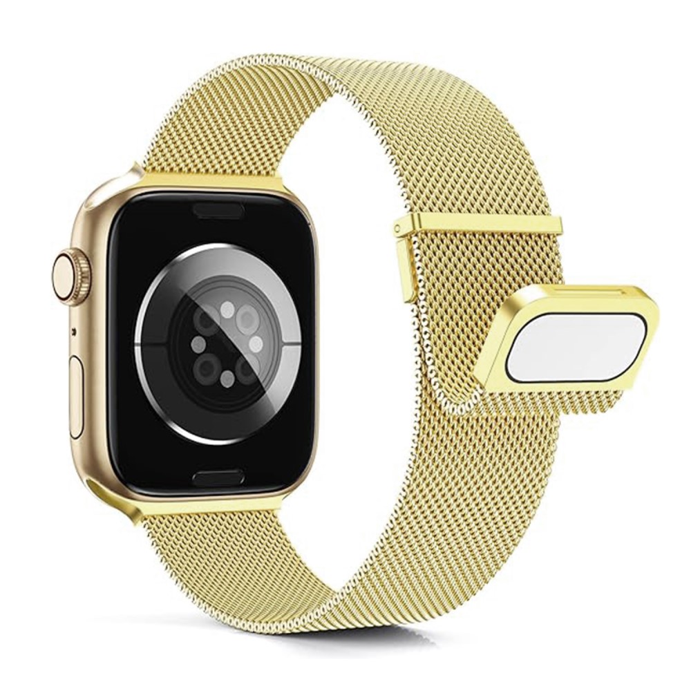 Apple Watch Series 41mm - 40mm - 38mm Milanese Mesh Loop Magnetic Watch Band - Gull