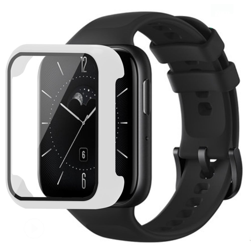 Oppo Watch 3 Watch Case Galvanisert hardt deksel med skjermfilm i herdet glass - Hvit