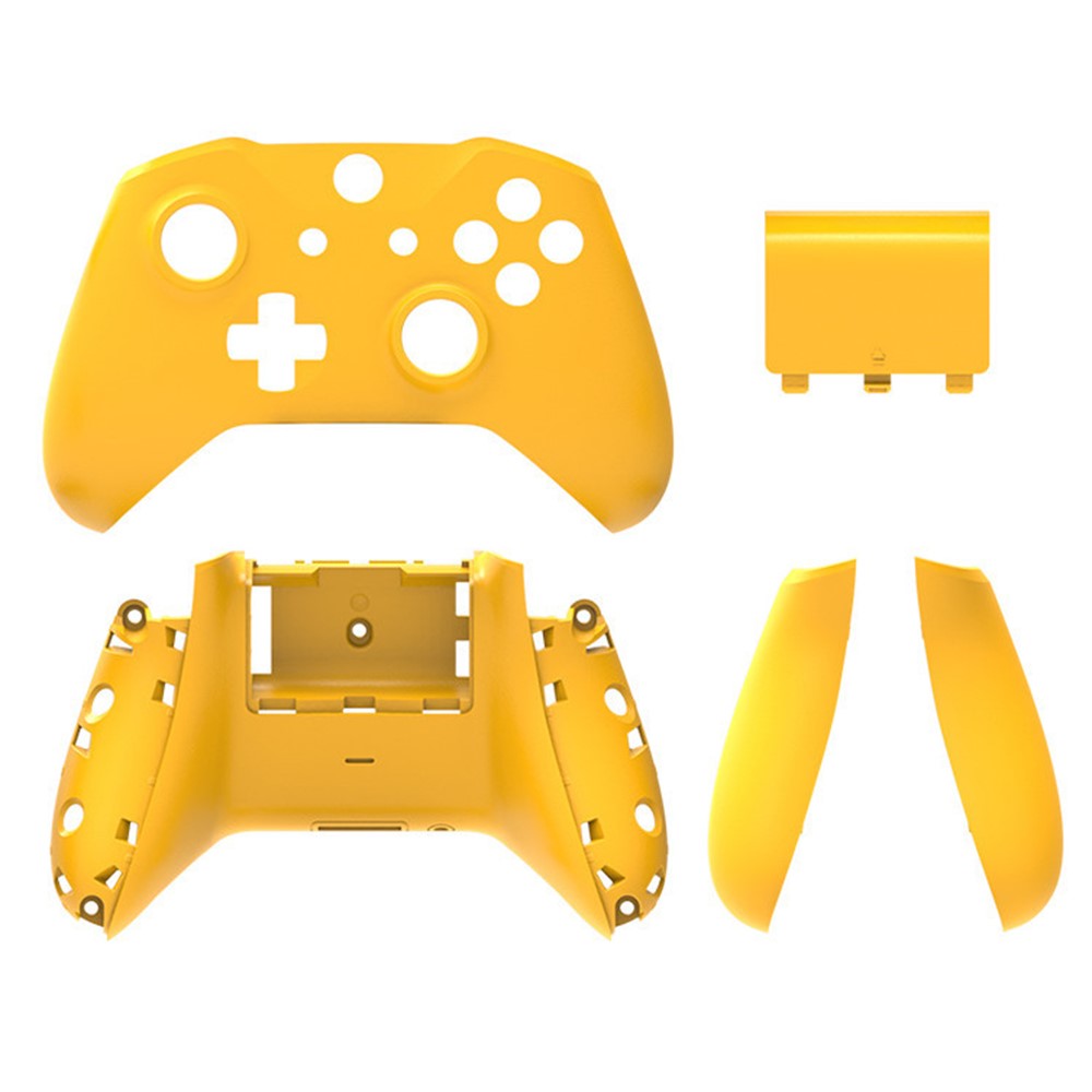 DATA FROG For Xbox One S Game Controller Plastic Shell Replacement Protective Case - Yellow