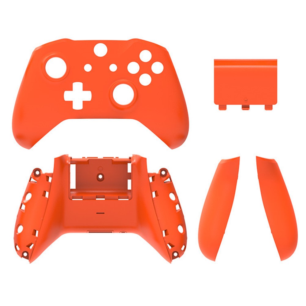 DATA FROG For Xbox One S Game Controller Plastic Shell Replacement Protective Case - Orange