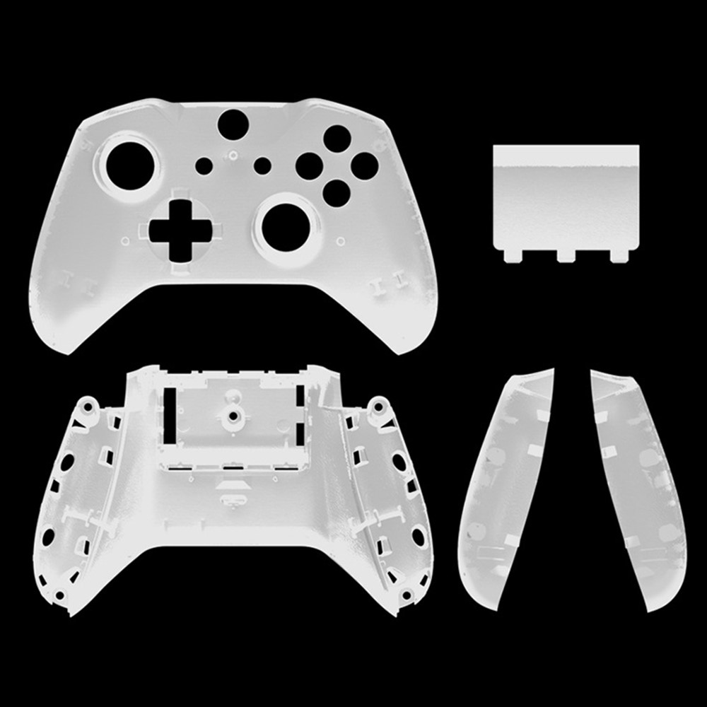 DATA FROG For Xbox One S Game Controller Plastic Shell Replacement Protective Case - Transparent